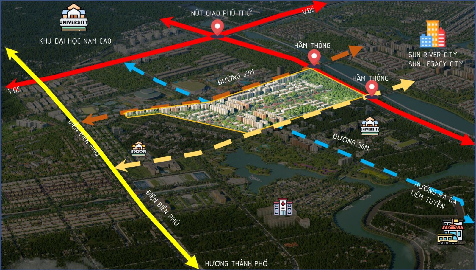 Phân tích giá theo trục đường & vị trí nội khu