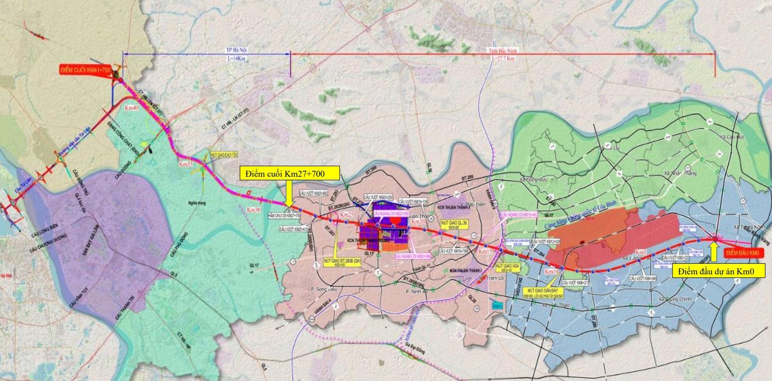 Tuyến đường 33.000 tỷ đồng do Sun Group đề xuất – Mảnh ghép “quy hoạch kim cương” kết nối Sân bay Gia Bình – Hà Nội