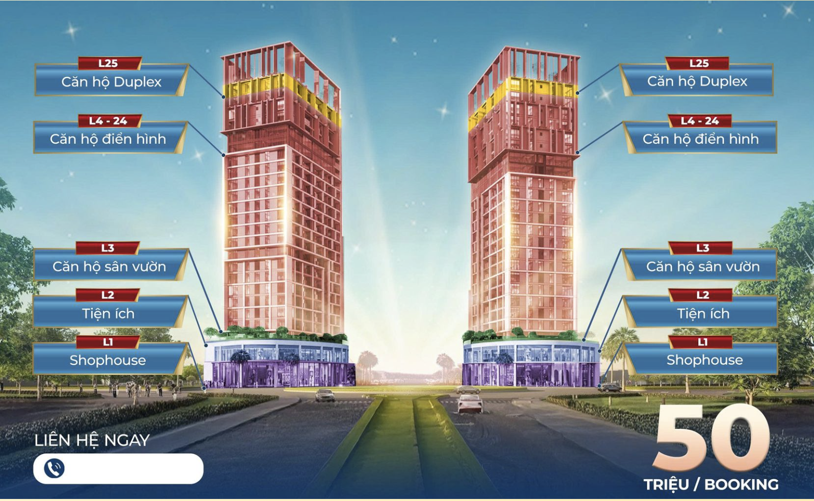 Mặt bằng tổng thể Sun Group Bắc Ninh