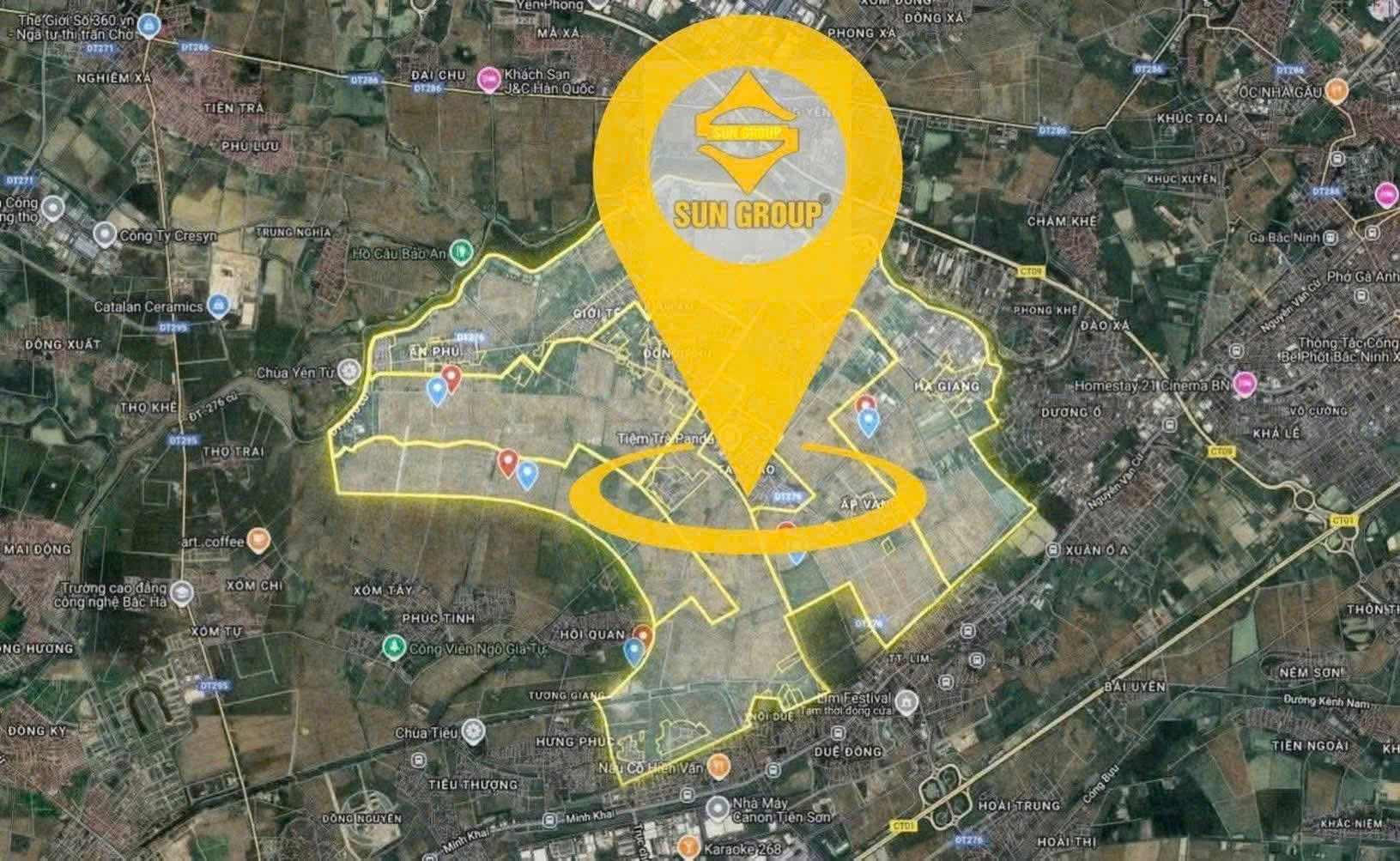 Bản đồ vị tr&iacute; dự &aacute;n