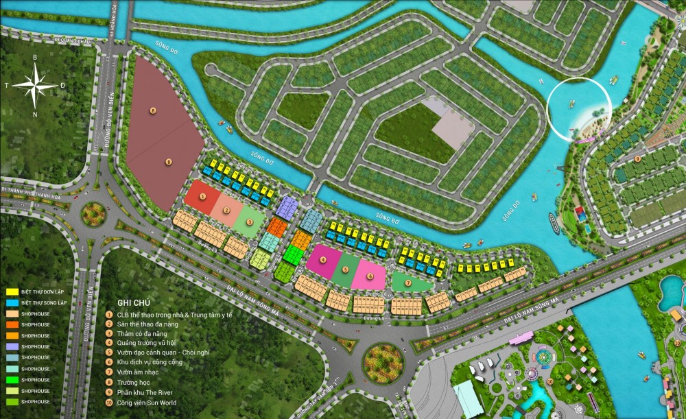 Phối cảnh tổng thể dự &aacute;n